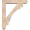 Ekena Millwork Merced Craftsman Smooth Bracket w/ Offset Brace, Douglas Fir, 7 1/2"W x 38"D x 44"H BKT0806X38X44MRC04SDF - alternate 2